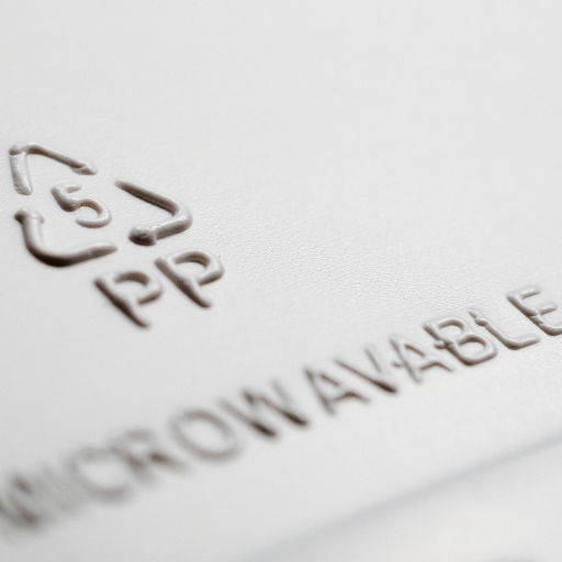 How can I identify if a plastic container is safe for microwave use