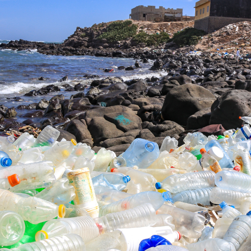 How do plastic pellets impact the environment