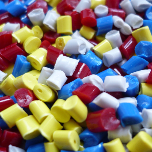 What are plastic pellets and why are they used in injection molding