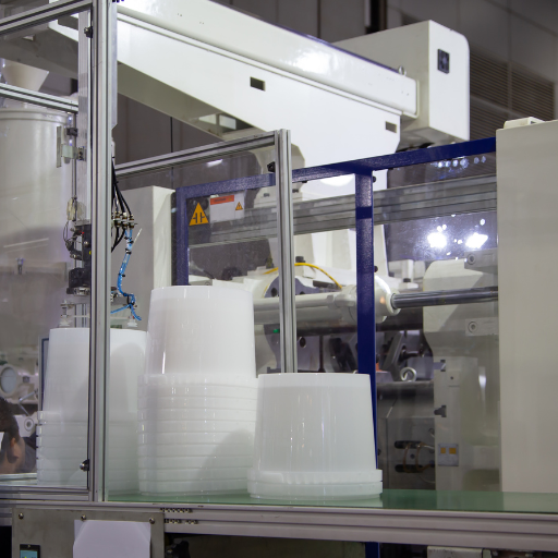 What are the environmental considerations in plastic injection molding