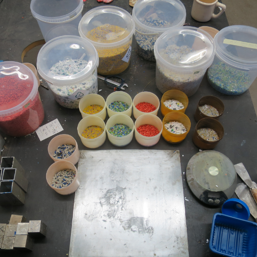 What are the best practices for working with different plastic melting temperatures