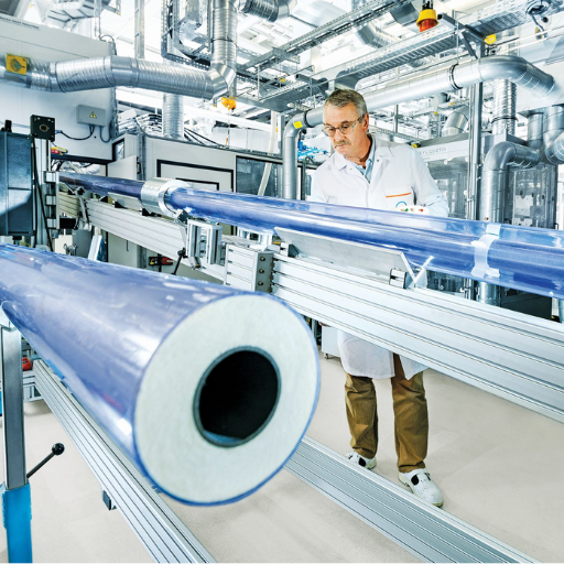 How does the refining process work in plastic production